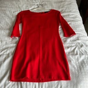 Red/Orange fitted dress